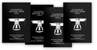 Alla 4 böcker Classical Guitar Solo